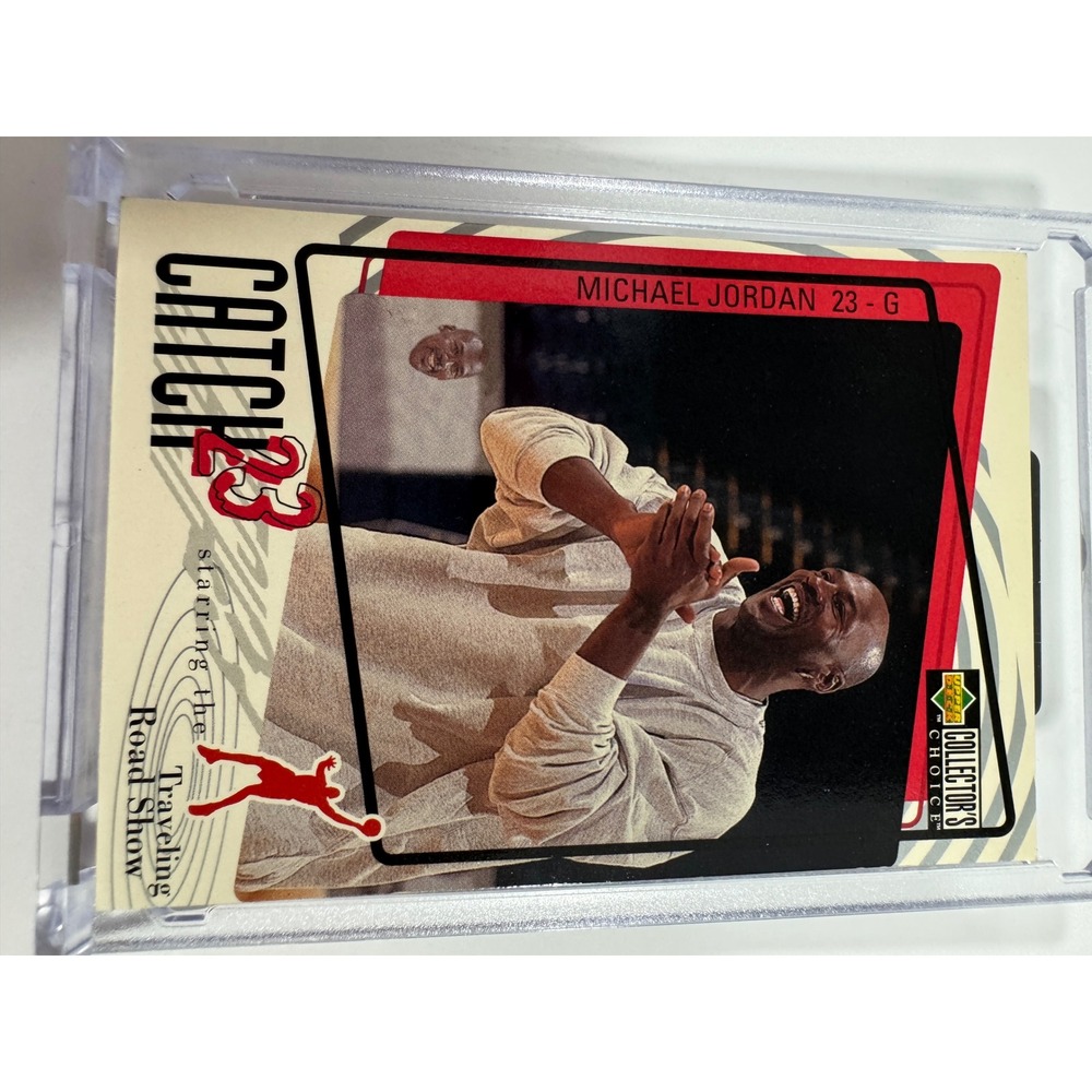 Upper Deck Trading Card Michael Jordan OS Multicolor Good Catch 23 #190 1997-98